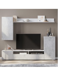 Горка NN мебель МГС 4 ЛДСП (белый/цемент светлый)