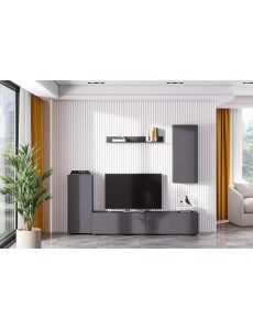 Стенка NN мебель МГС 10 (графит серый)