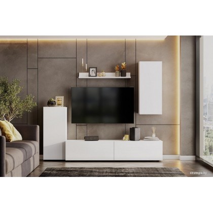 NN мебель МГС 10 (белый текстурный)