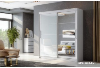 Шкаф распашной NN мебель К ШКП 3 1.6 (белый текстурный)