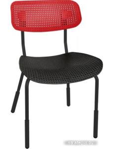 Стул Sheffilton SHT-S85PB-1 (черный/красный/черный муар)