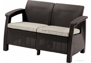Keter Corfu II Love Seat 258946 (коричневый)