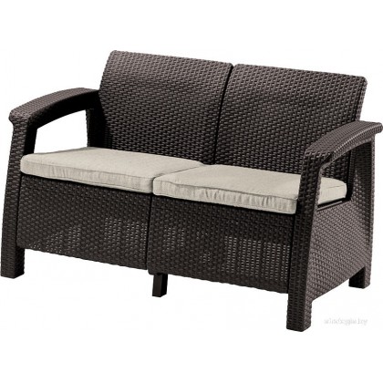 Keter Corfu II Love Seat 258946 (коричневый)