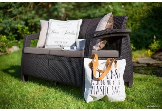 Keter Corfu II Love Seat 258946 (коричневый)