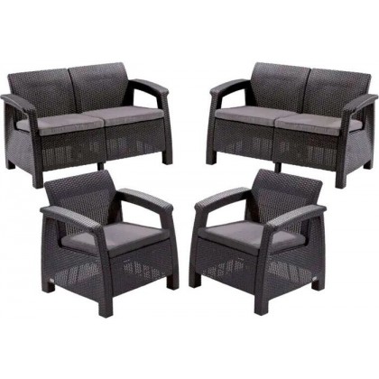 Keter Corfu Rest Set 241725 (графит)