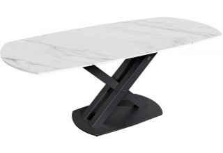 Sheffilton SHT-T75 (белый мрамор/черный)