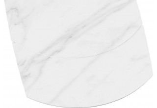 Sheffilton SHT-T75 (белый мрамор/черный)