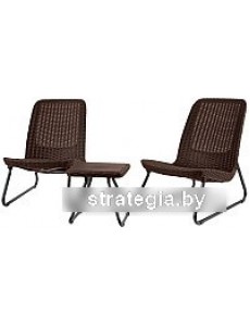 Набор садовой мебели Keter Rio Patio Set 211426 (коричневый)