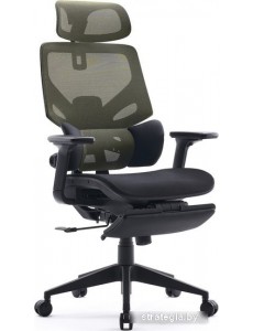 Кресло CACTUS CS-CHR-MC01-BK (черный/салатовый)