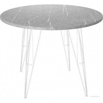 Sheffilton SHT-TU10/TT 90 (белый муар/серый мрамор)