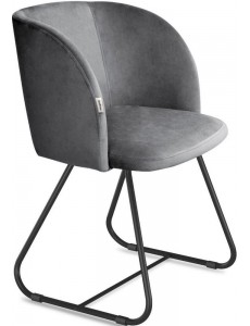Стул Sheffilton SHT-ST33/S38 (угольно-серый/черный муар)