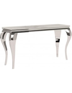 Журнальный столик Signal PRINCE C CERAMIC (белый calacatta/хром 120/40)