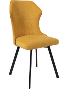 Стул AksHome Каврус U-R Nessi (Mimoza 14 мимоза велюр/черный)