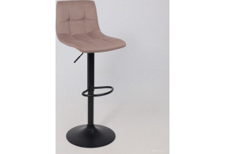 AksHome Рой GB (Velutto 22 серо-бежевый велюр/черный)