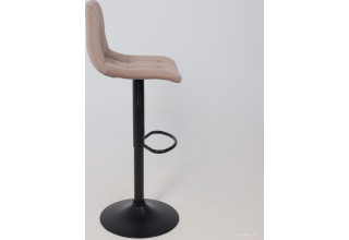 AksHome Рой GB (Velutto 22 серо-бежевый велюр/черный)