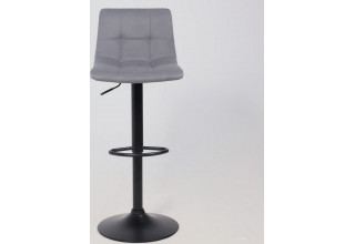 AksHome Рой GB (Velutto 32 серый велюр/черный)