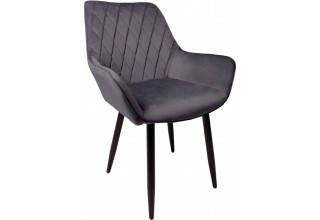 AksHome Pablo (серый велюр HLR-21/черный)