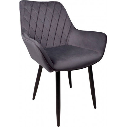 AksHome Pablo (серый велюр HLR-21/черный)