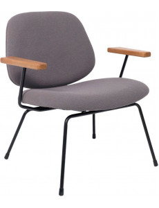 Стул AksHome Rudo (серое букле SD8068-5/черный)