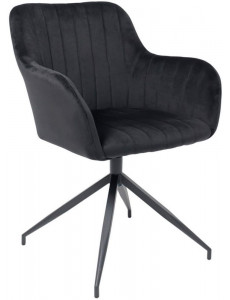 Интерьерное кресло AksHome Flower (черный)