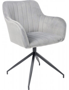 Интерьерное кресло AksHome Flower (серый)