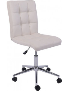 Офисное кресло AksHome Роза квадрат (велюр, белый)