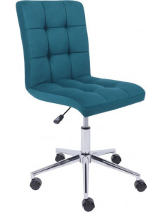 Офисное кресло AksHome Роза квадрат (велюр, бирюзовый)