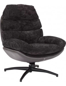 Интерьерное кресло Signal Giselle (черный/черный/черный мат)