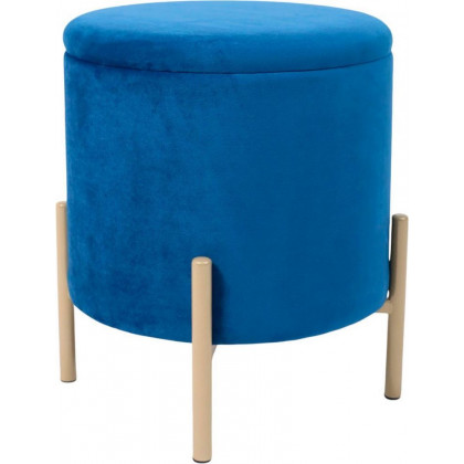 AksHome Boot (синий велюр/золото)