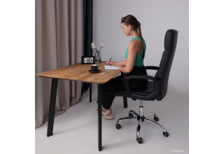 AksHome Olympia (экокожа, черный)