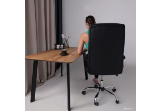 AksHome Olympia (экокожа, черный)