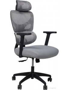 Офисное кресло AksHome Pascal (ткань/сетка, серый)