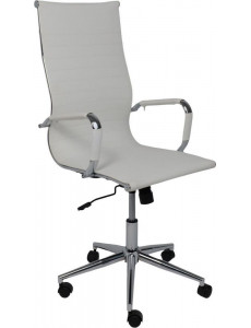 Офисное кресло AksHome Evelin (экокожа, белый)