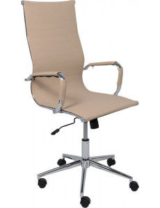 Офисное кресло AksHome Evelin (экокожа, кремовый)