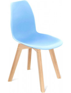 Стул Sheffilton SHT-ST29/S183 (голубой pan278 /прозрачный лак)