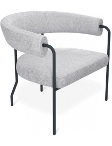 Интерьерное кресло Sheffilton SHT-AMS120 (светло-серый/антрацит)