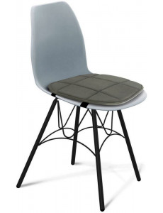 Стул Sheffilton SHT-ST29-CN4/S100 (серый/темный графит/черный муар)