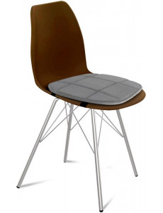 Стул Sheffilton SHT-ST29-CN4/S37 (коричневый/светлый графит/хром лак)