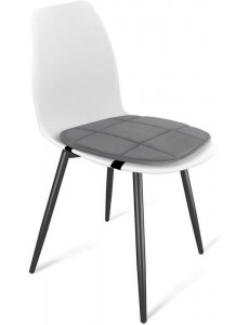 Стул Sheffilton SHT-ST29-CN4/S95-1 (белый/серый графит/черный муар)