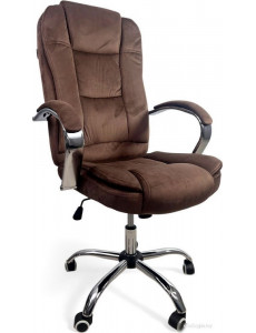 Офисное кресло Calviano Bravo (коричневый велюр)