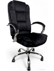 Офисное кресло Calviano Bravo (черный велюр)