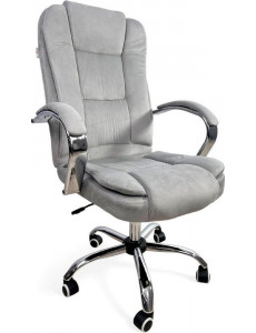 Офисное кресло Calviano Bravo (серый велюр)