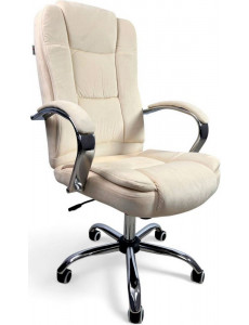Офисное кресло Calviano Bravo (бежевый велюр)