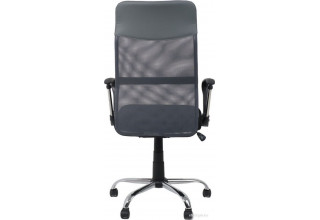 AksHome Allison (экокожа/сетка, черный+сетка-серый)