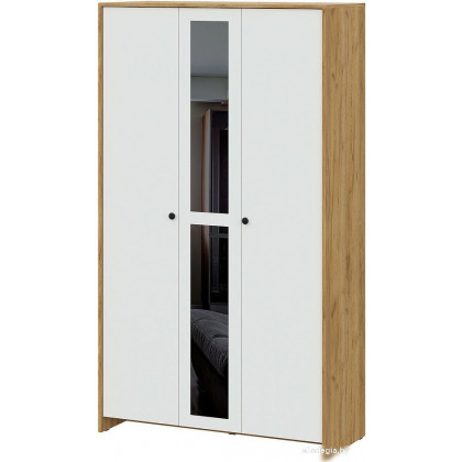 Шкаф распашной NN мебель МС Дольче К (дуб золотой/белый)