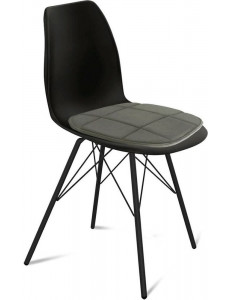 Стул Sheffilton SHT-ST29-CN4/S37 (черный/темный графит/черный муар)