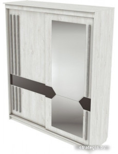 Шкаф-купе SV-Мебель №25 170 (грэй сосна санторини светлый/графит/железная руда)