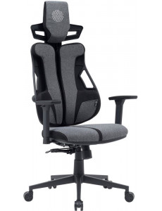 Игровое (геймерское) кресло CACTUS CS-CHR-DUO-GYBK (серый/черный)
