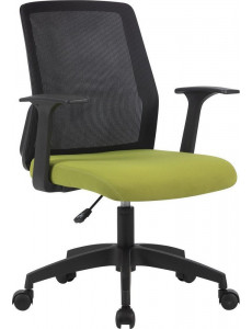 Офисное кресло CACTUS CS-MC222-BKGN (черный/салатовый)