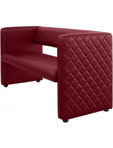 Диван Brioli Джино двухместный 1.2м (L16/вишневый)